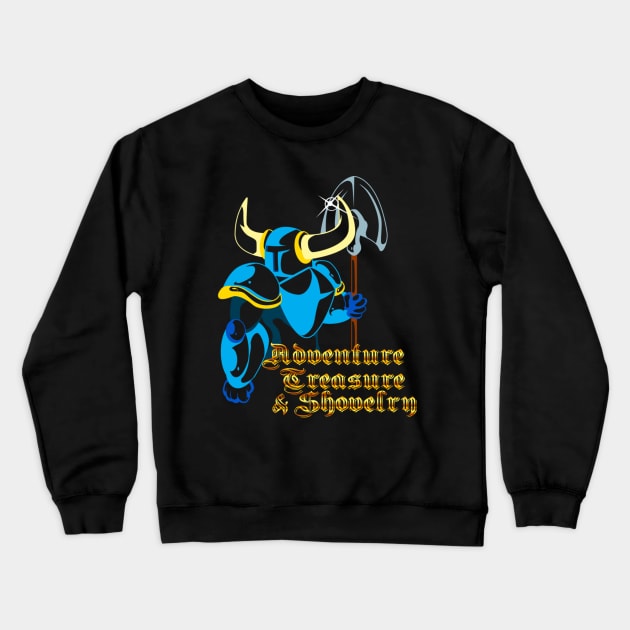 Adventure, Treasure, and Shovelry Crewneck Sweatshirt by spdy4